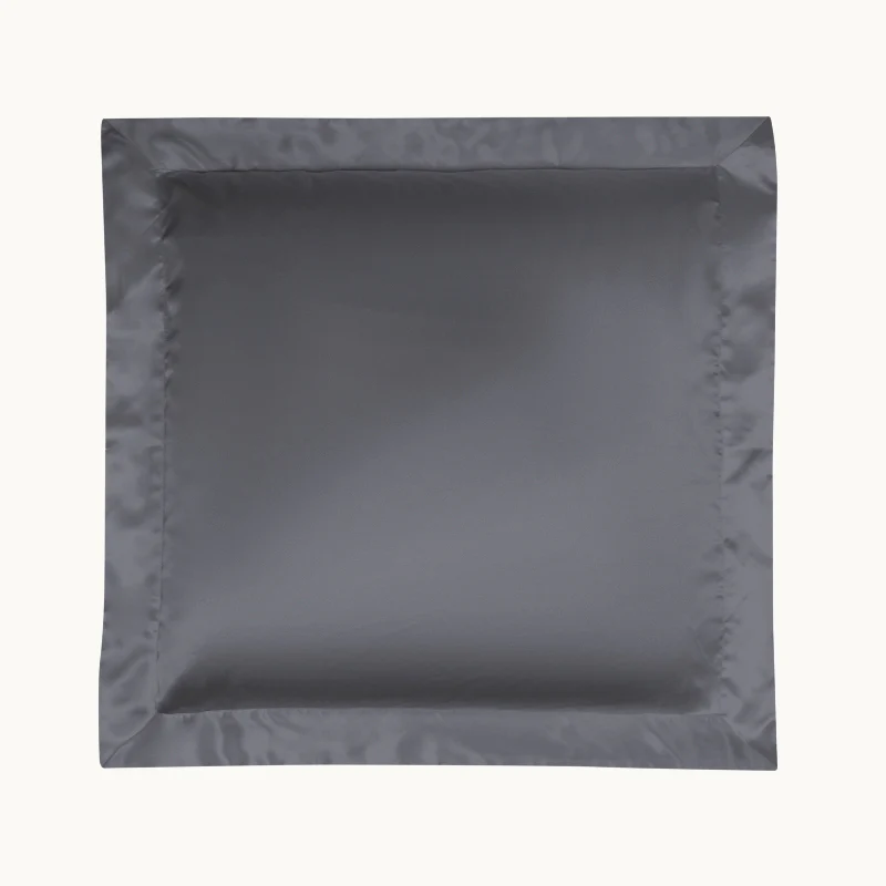 Charcoal Silk Pillowcase - Image 5