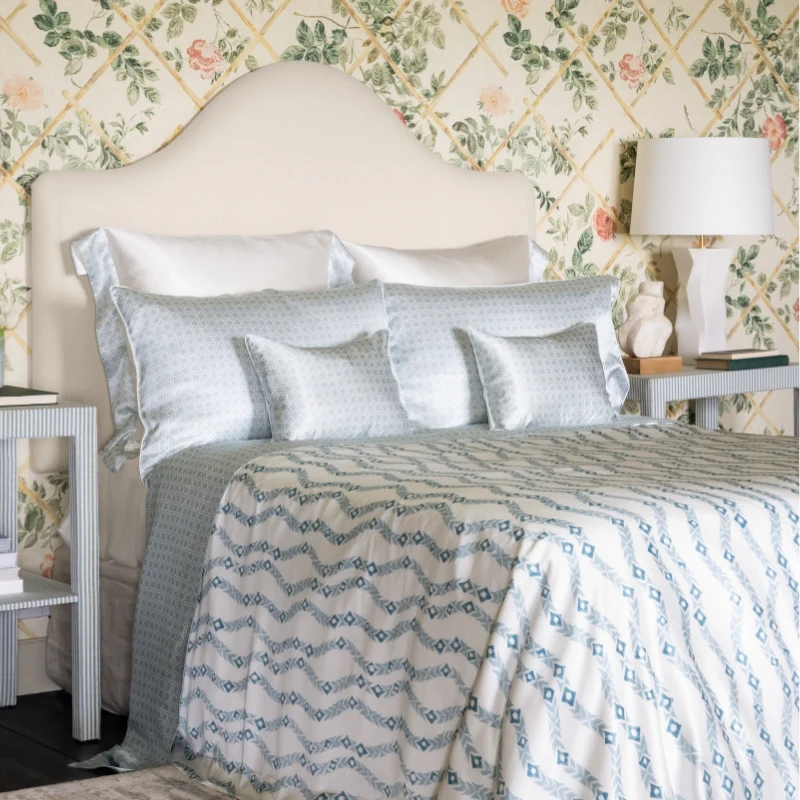 Tangleweed Blue Silk Pillowcase - Image 4