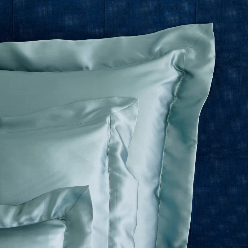 Teal Silk Fitted Sheet - Image 4