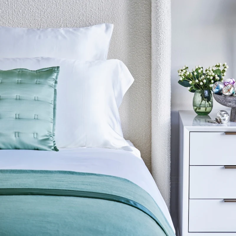 White Silk Duvet Cover - Image 4