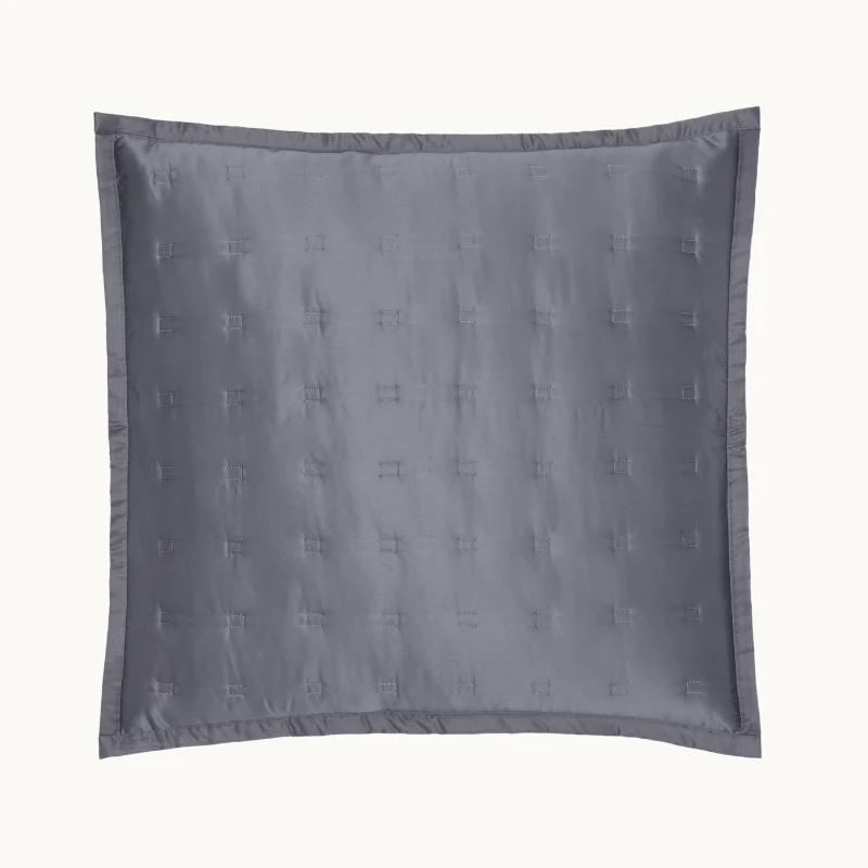 Windsor Silk Cushion Covers Charcoal - Image 4